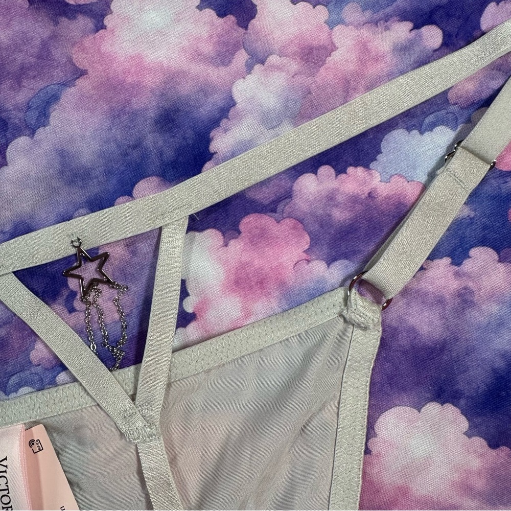 VS • Very Sexy Shooting Star Rhinestone Adjustable V-String Thong Panty - Picture 11 of 11